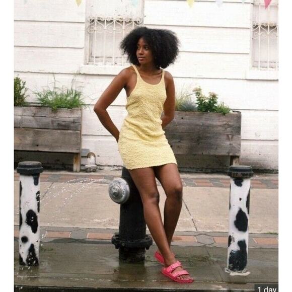 Free People Tito Pure Cotton Textured Tank Dress - Picture 2 of 10